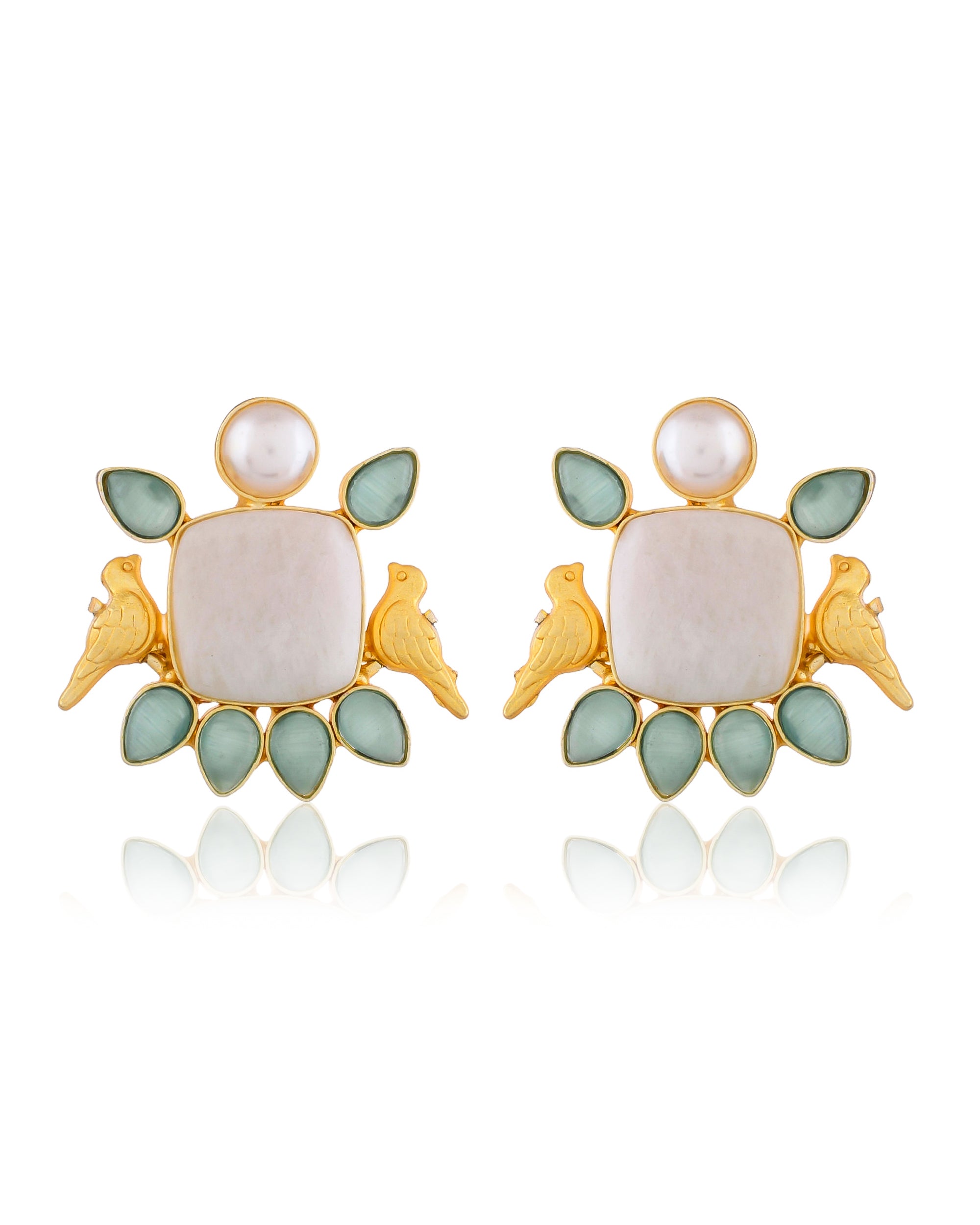 PASTLE BIRDIE STUDS